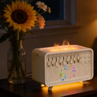 爆款ABS白噪音睡眠仪带香薰加湿器夜灯桌面家用派对蓝牙音箱