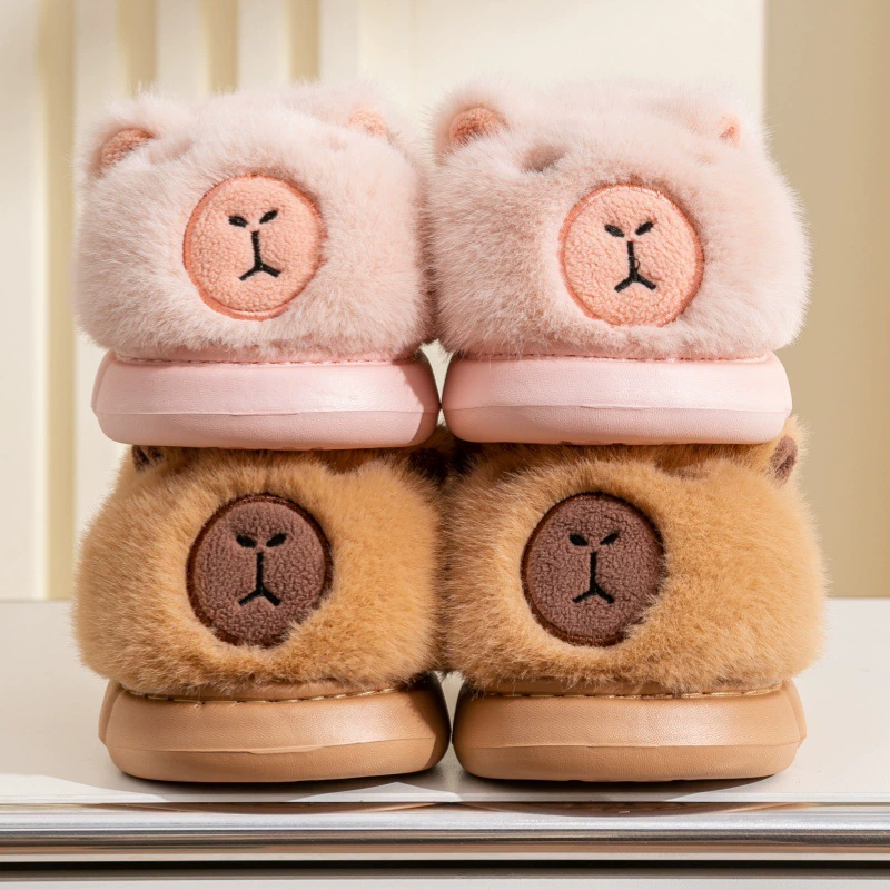 Пастерное (Cabala) хлопковые тапочки Кабила autumn winter носить дома тёплые Каиби бар, дельфин женские шерстяные тапочки
