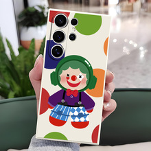 卡通手机壳适用GalaxyS25ultra硅胶壳A16防摔保护套S21精孔全包软