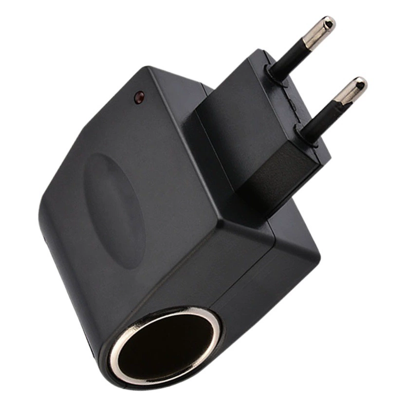 Европейский и американский бытовой автомобильный прикуриватель, преобразователь мощности 220 В в 12 В, автомобильное зарядное устройство для бытовой розетки