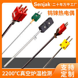 钨铼热电偶C型D型WRe高温2300℃钼管钨管钽管刚玉管真空炉2200度