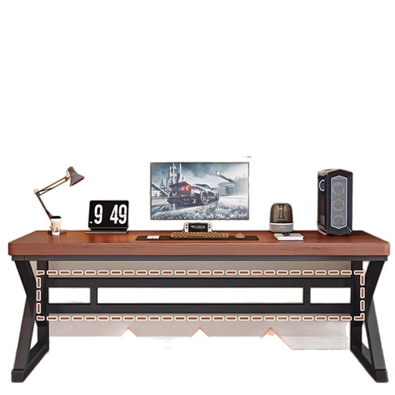 Escritorio de computadora de madera maciza, escritorio, dormitorio de estudiantes, oficina en el hogar, mesa larga, banco de trabajo doble, mesa simple para deportes electrónicos