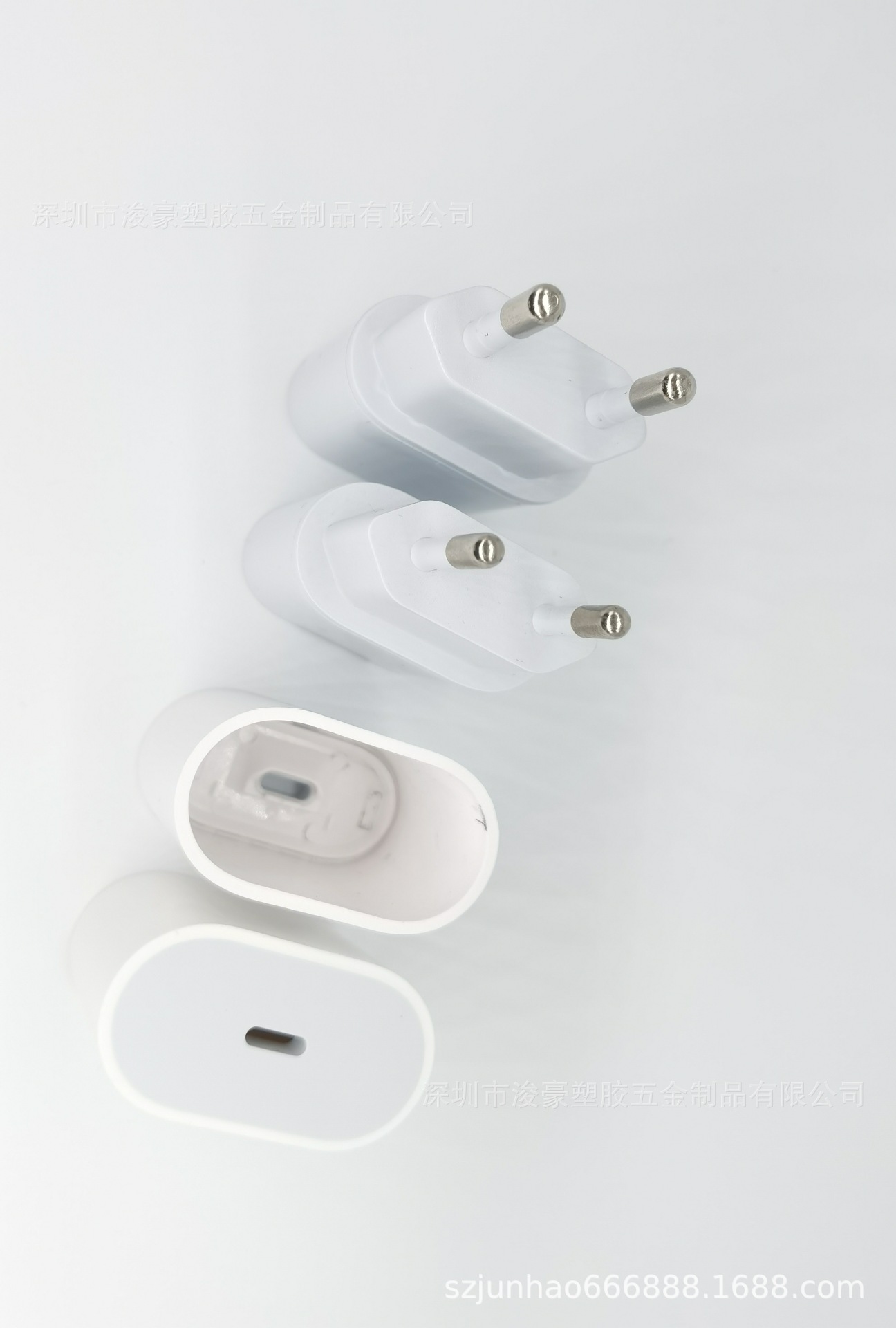 【厂家现货】PD20W欧规 type-c外壳 充电器塑料外壳 适配器外壳