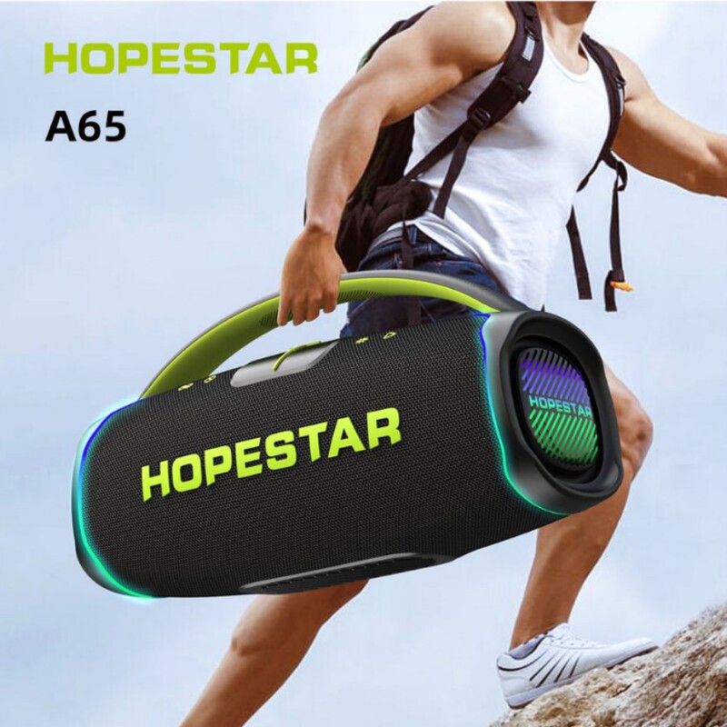 HOPESTAR A65大战神蓝牙音箱配麦克风重低音炮户外无线大功率音响|undefined