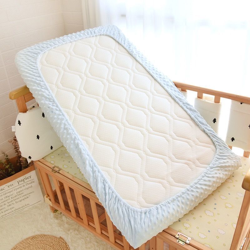 Newborn Baby Bed Sheets, Bean Velvet Bed Sheets, Single Piece Kidsren's Bed Bedspread, Baby Bedding, Nailed Type a