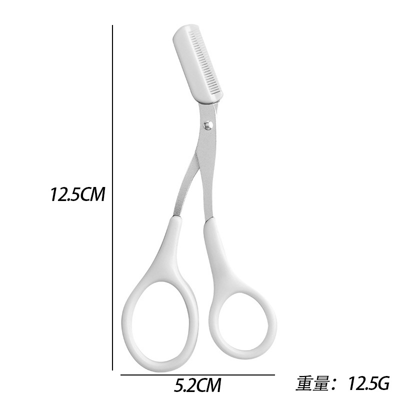 Cuchillo de cejas de media luna, raspador de cejas con malla protectora, cuchillo de cejas de corte, herramientas de cejas de corte, caja de mujeres, cuchilla de cejas de corte, 100 piezas por caja