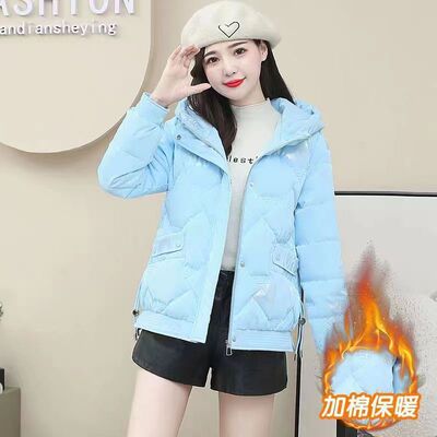 时尚之选羽绒棉服新款加厚迷你口袋面包服商务休闲批发显瘦保暖