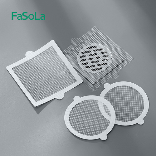FaSoLa disposable insect-proof floor drain patch bathroom floor drain hair filter kitchen sewer anti-clogging net