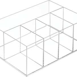 亚克力透明纸巾首饰盒手机文具化妆品收纳盒居家浴室多格分层整理