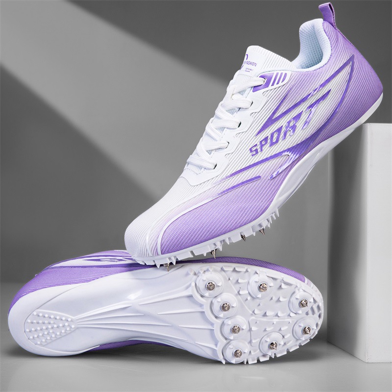 Zapatillas de Atletismo con Clavos para Sprint de PU y Superfibra Ligero para Pista de Atletismo image 3