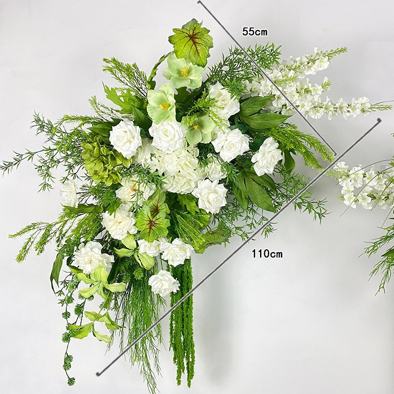 Flor de boda flor de diseño de ventana de diseño de paisaje de escenario de boda flor de moda flor de imitación de jardín de Monet