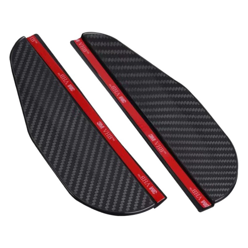 Производители поставляют Автомобильное зеркало заднего вида защита от дождя бровь утолщенная текстура из углеродного волокна зеркало заднего вида защита от дождя