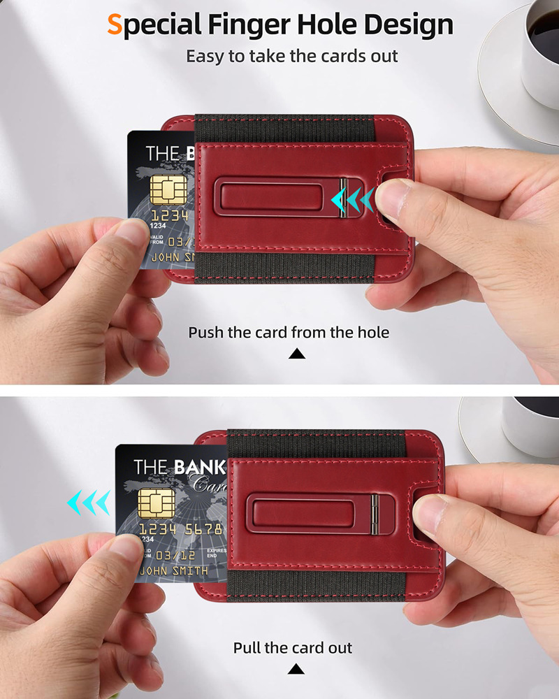 Ốp lưng iPhone 16 Pro Max chống sốc, bao da doanh nhân hút từ, có giá đỡ, đựng thẻ — Màu đỏ, Màu đen, Bao da giá đỡ nhãn rò rỉ màu xanh lam, Màu nâu chi tiết 10