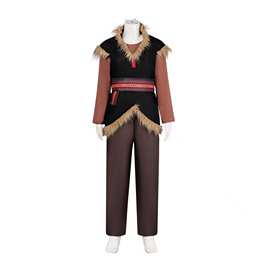 电影冰雪奇缘cos 克里斯托夫cos服 万圣节漫展王子角色扮演演出服