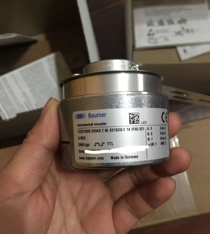 瑞士Baumer测速编码器ITD2LH00 1024 T NI KT0.6 E 14 IP65堡盟运