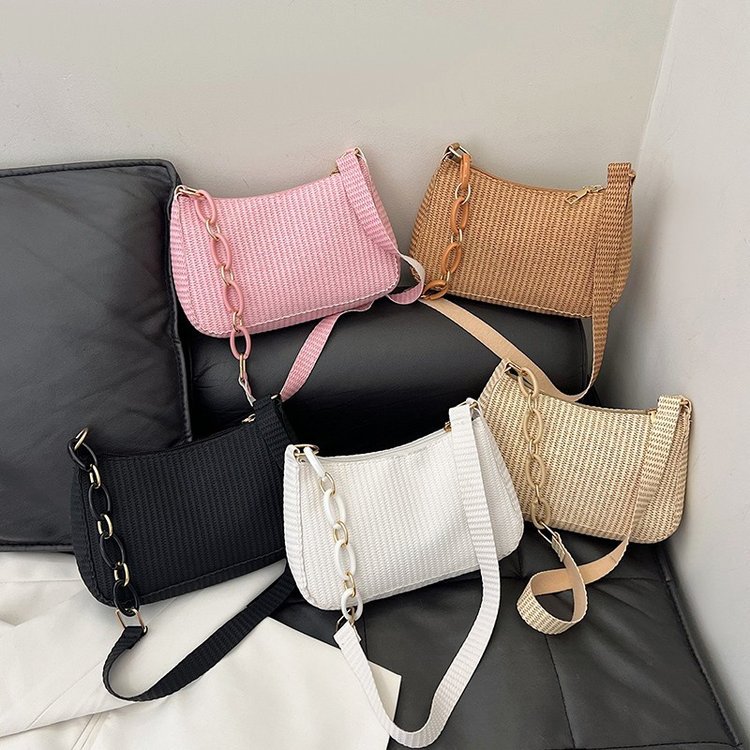 Új, kézi kis táska, egy válltáska, divatos retro 2024-es kordbársony hónaljtáska, női kézitáska_voghion.com