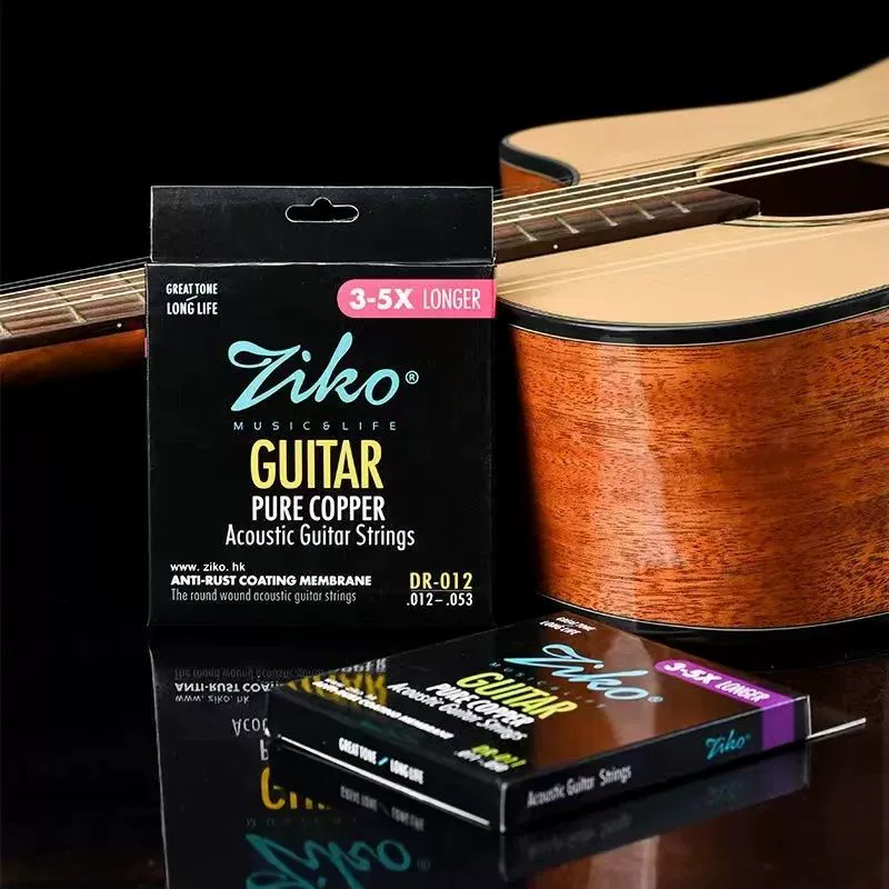ZIKO Lion Guitar String, набор из 6 народных струн для гитары деревянных струн гитары, гитара пианино гитара загадочная линия полный набор