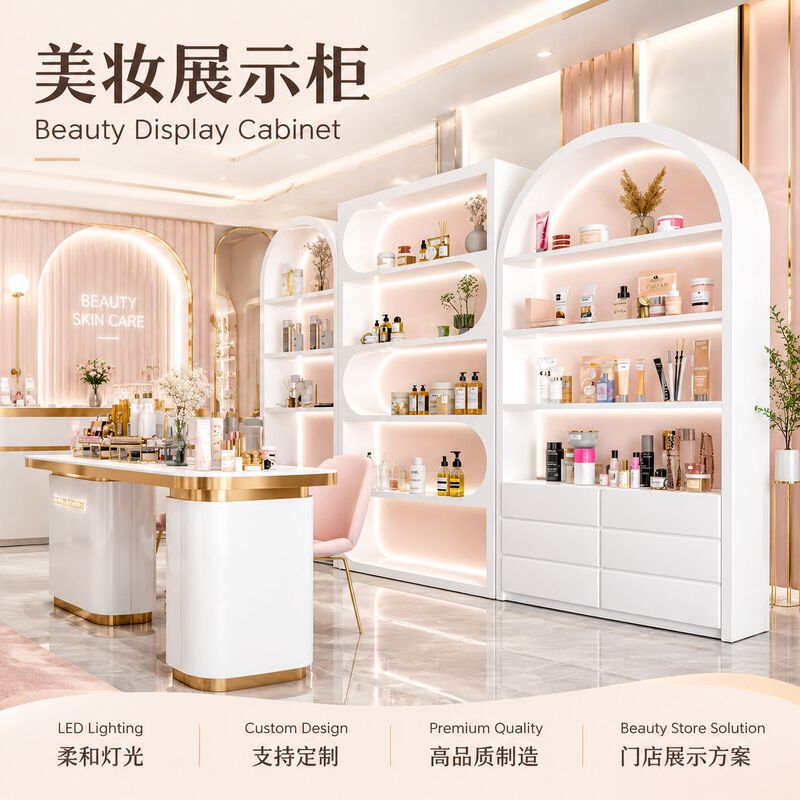 Painted Product Display Cabinet, Shoe and Bag Showroom, Hand-Made Display Cabinet, Beauty and Cosmetics Display Cabinet, Counter Display Cabinet with Lock Painted Product Display Cabinet, Shoe and Bag Showroom, Hand-Made Display Cabinet, Beauty and Cosmetics Display Cabinet, Counter Display Cabinet with Lock