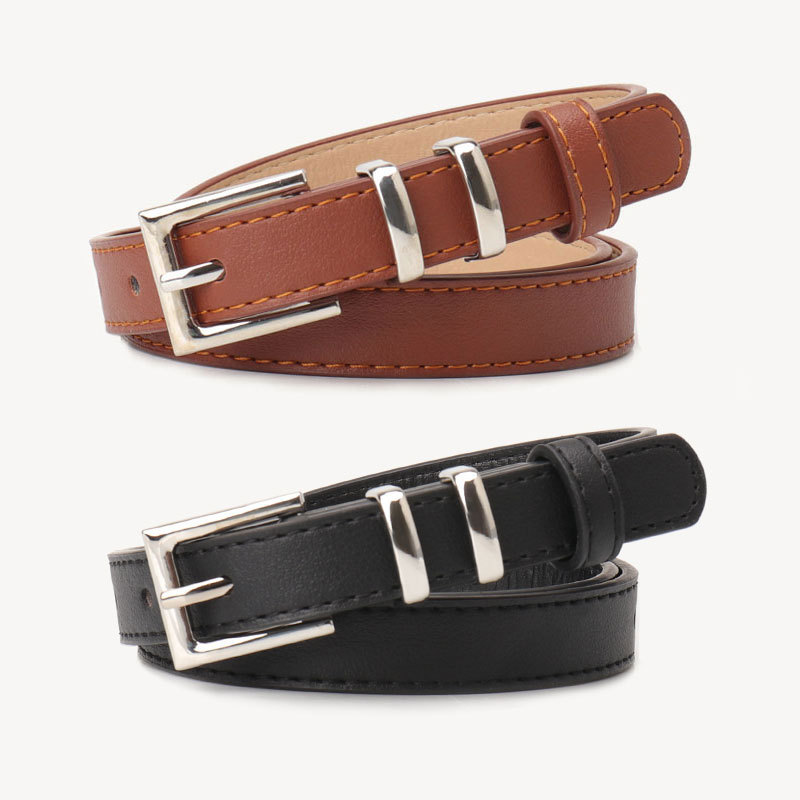 New Fashion All-match Simple Pin Buckle Belt with Slimming Jeans with Casual High-end Women's Belt