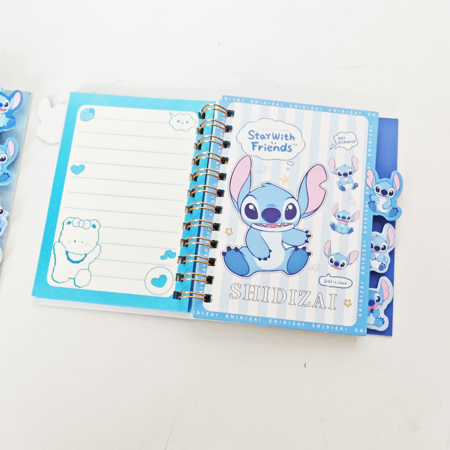 Creativo nuevo libro de círculo de línea Stitch de dibujos animados de alto valor Stitch libro de cuentas portátil para estudiantes al por mayor