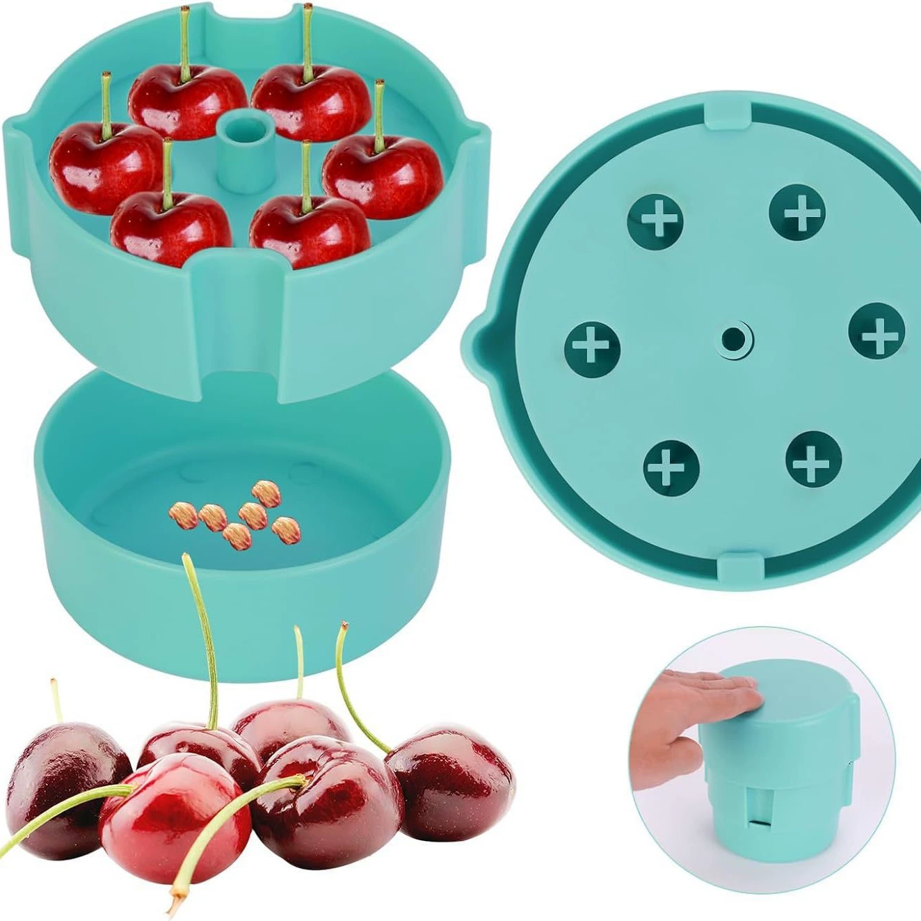 Amazon Портативный вишневый фруктовый детонатор Cherry Pitter креативные фрукты без ядерного оружия кухонный работник