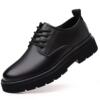 A01 men's leather shoes-black