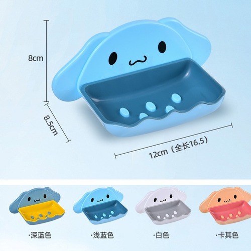 Soap box punch-free wall-mounted strong adhesive bathroom toilet toilet soap holder suction cup soap box wholesale