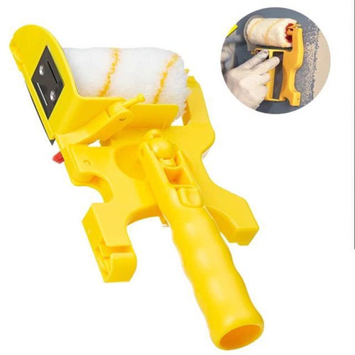 Clean cut paint edger roller