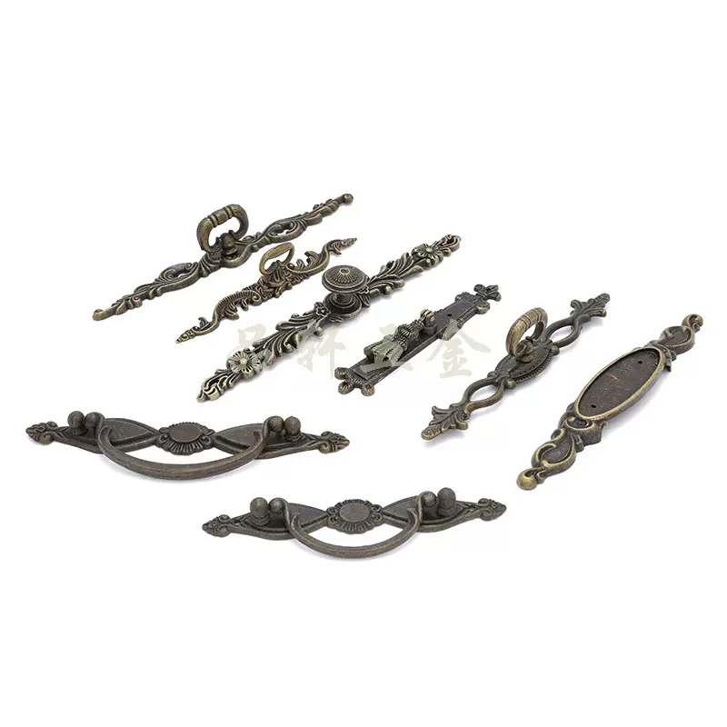 直供欧式古典拉手 橱柜衣柜门把手 拉手 复古抽屉拉手 木盒拉手