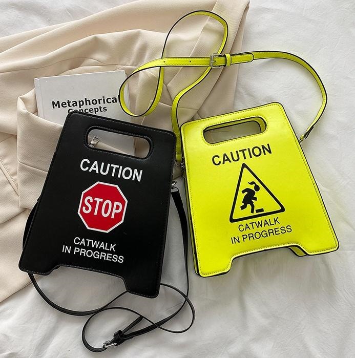 X 91143 No Parking Fashion Show Bag 时装秀斜挎包 欧美风向跨