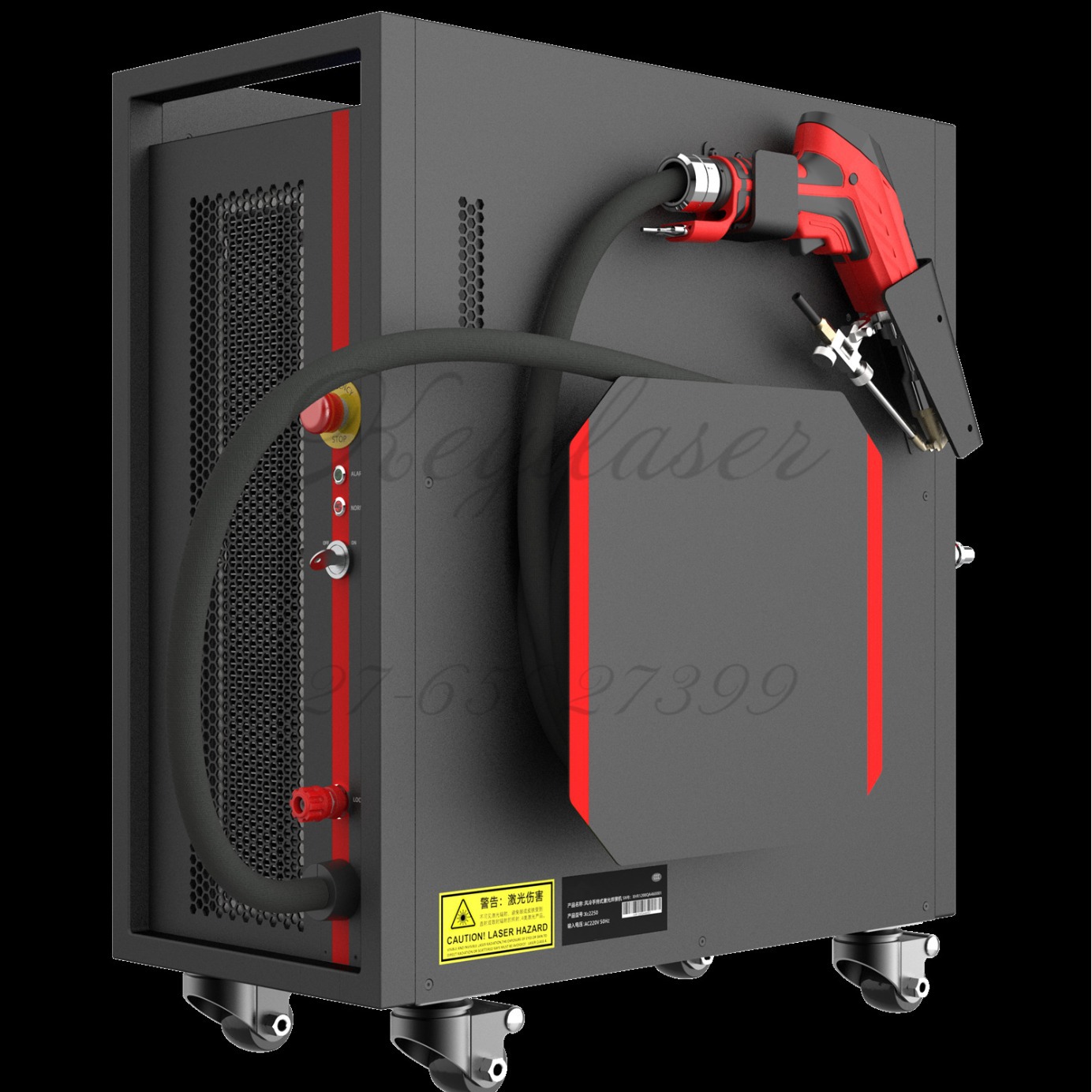 风冷手持激光焊接机2200W轻重量高能量还可提供简易切割功能