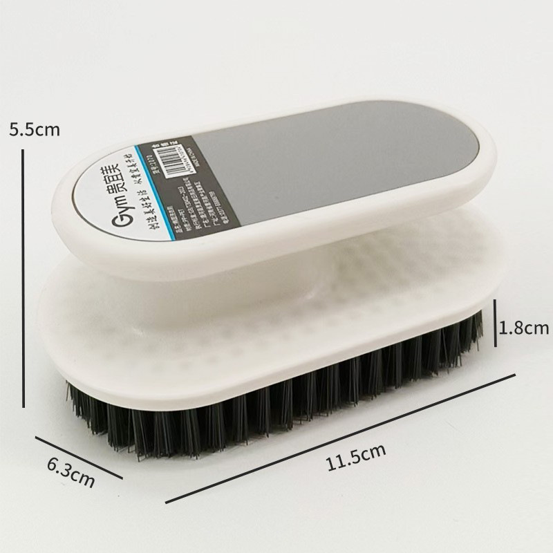 New white clothes brush
