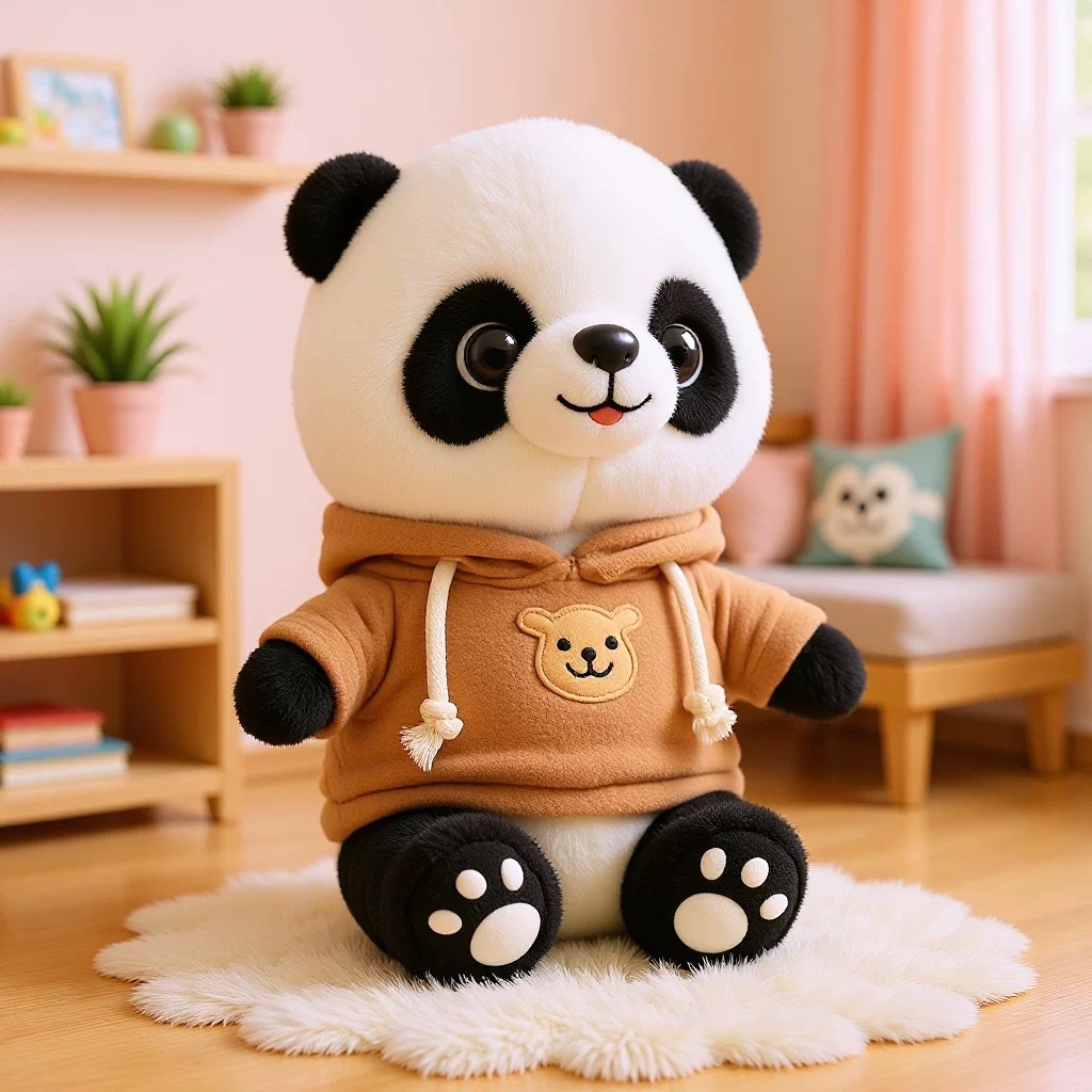 Panda lindo muñeca niño muñeca de regalo tesoro nacional panda gigante imitación panda gigante juguetes de peluche
