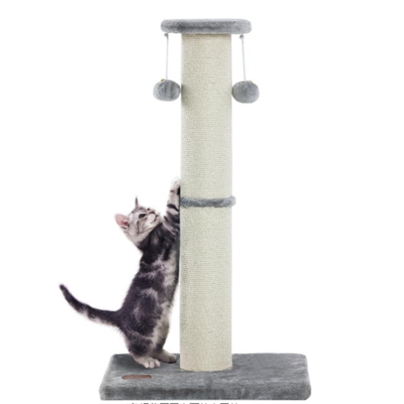 アマゾンの白い剣麻縄diy手編みロープ猫の巣猫の棚の猫のつかみ板は柱の剣麻のロープをつかみます。|undefined