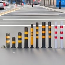 钢管警示柱活动路障桩反光柱路桩挡车桩商场小区停车场道路地桩