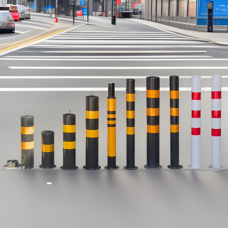 钢管警示柱活动路障桩反光柱路桩挡车桩商场小区停车场道路地桩