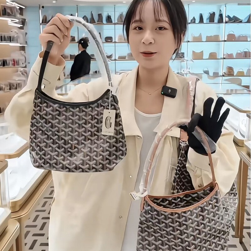 Youmi Leather Goods Dog Tooth Hobo Mini Tote Bag Imported Lychee Pattern Cowhide Mini Handbag Youmi Leather Goods Dog Tooth Hobo Mini Tote Bag Imported Lychee Pattern Cowhide Mini Handbag