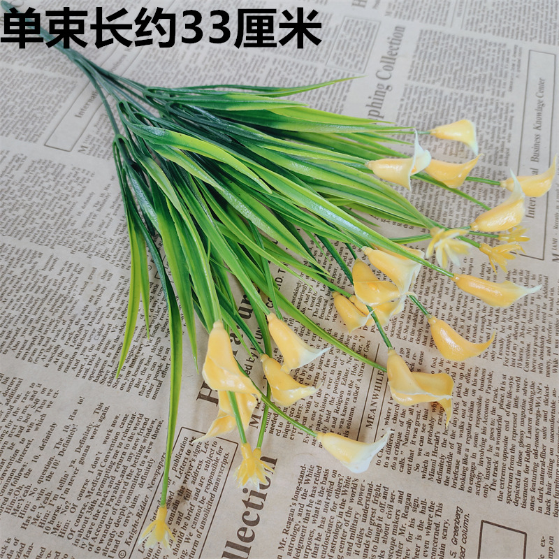 Transfronterizo amazónico anti-UV protección solar Zodiac hippopotamus imitación primavera pequeña lirio flores falsas flores de plástico interior