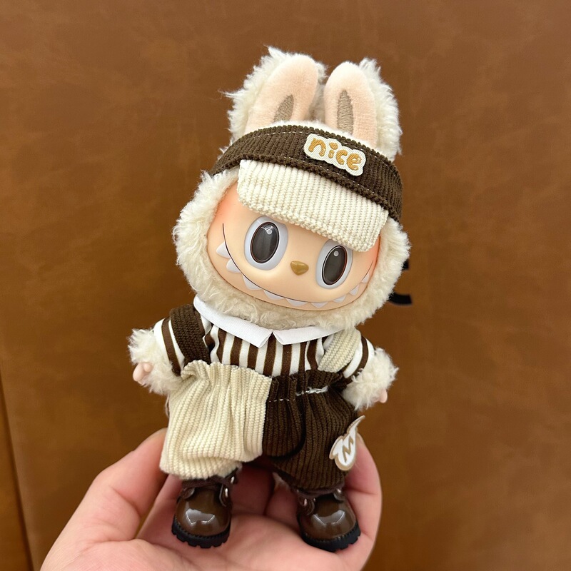 ソースメーカー卸売ラブブ人形服 17 センチメートルラブブブラインドボックスペンダント第一世代と第二世代のビニールぬいぐるみ|undefined
