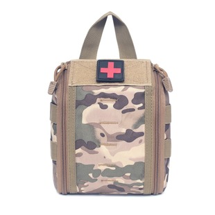 Tactical Bag, Outdoor Adventure Portable Waist Bag, Outdoor Sports Running Multi-Functional Cycling Quick-Hang Bag, Storage Bag, Camouflage
