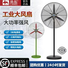 骆驼牌工业大风扇工业扇强力牛角扇落地扇大风力电风扇车间壁挂扇