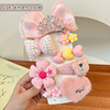 Cute demi-season hairgrip, hairpins, children's hair accessory, Korean style, wholesale, western style