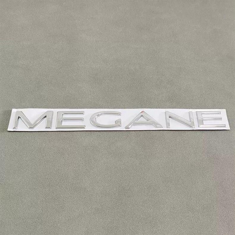 Suitable for Renault MEGANE, English modified trunk letter emblem, rear emblem sticker