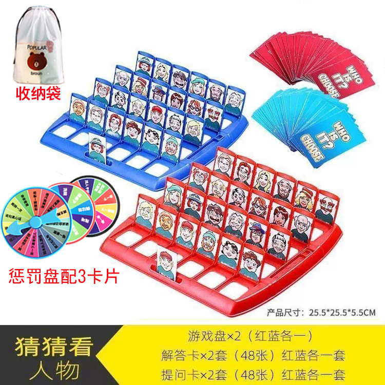 Adivina quién soy juego de mesa Tarjeta de juguete persona diadema razonamiento lógico pensamiento rompecabezas niños Juego interactivo entre padres e hijos