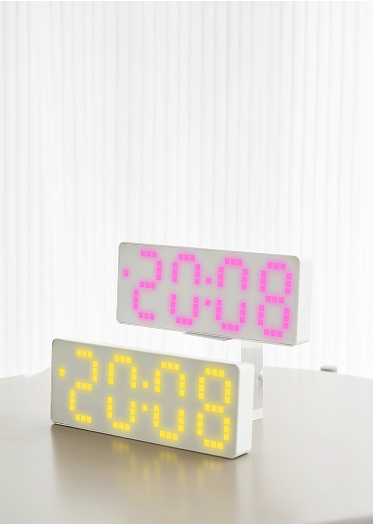 Casual Solid Color Plastic Alarm Clock display picture 2