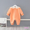 Winter children's orange warm bodysuit, children's clothing, 2021 years