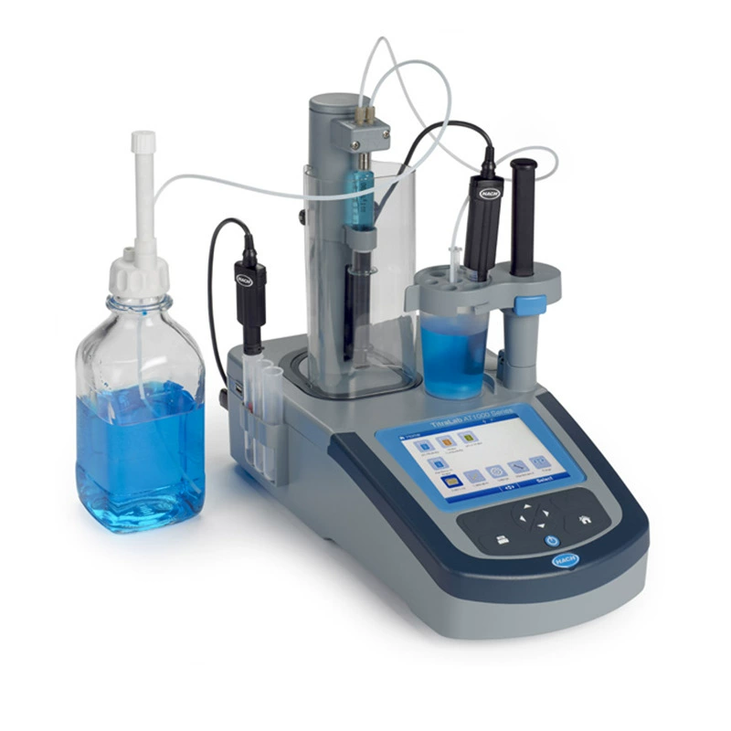 Система анализа волатильных жирных кислот и щелочности HACH AT1000, полностью автоматический потенциометрический титратор