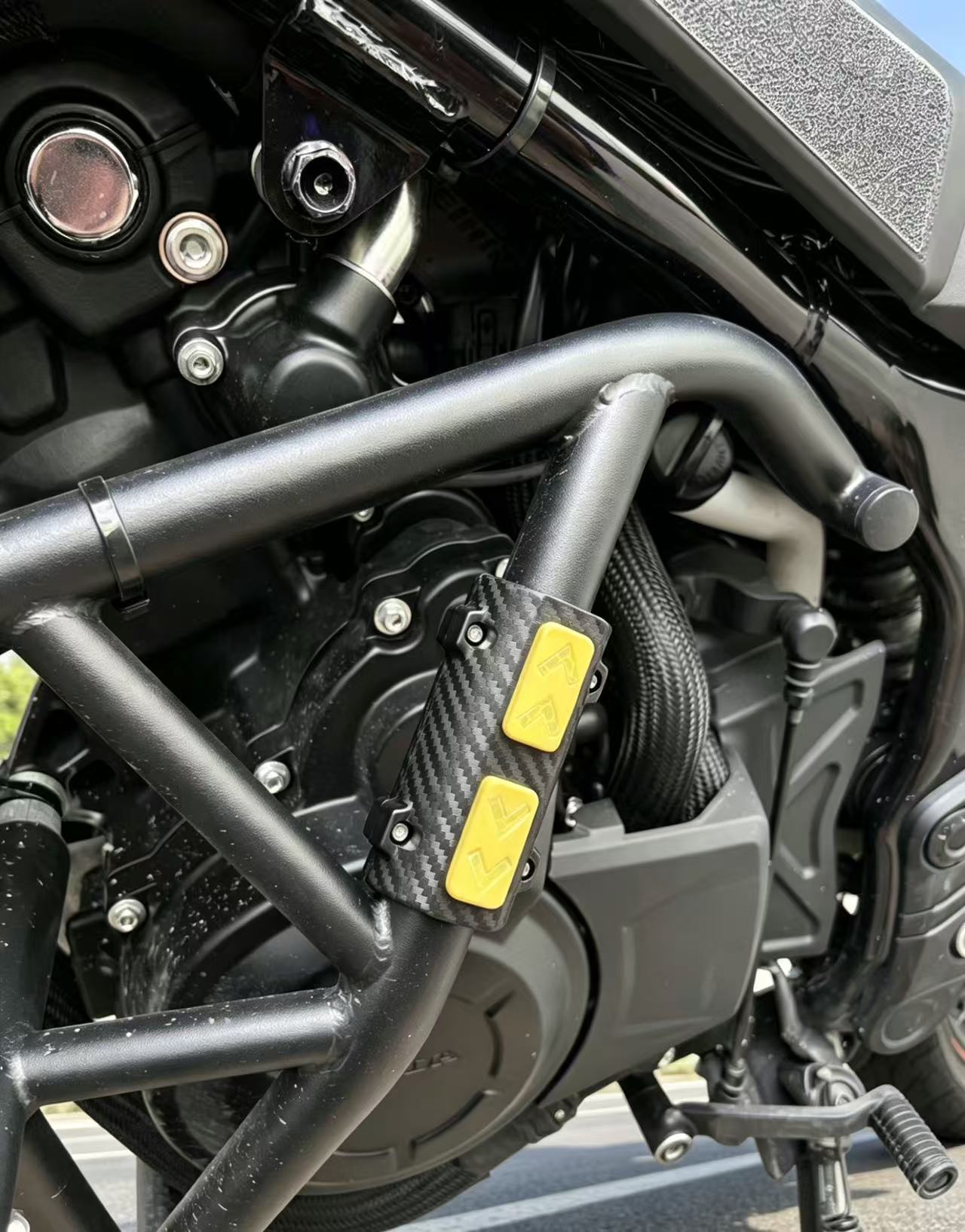 Electric vehicle anti-collision block guard bar reflective anti-collision cover 22mm/25mm accessories for Yadi, Aima, and Ninebot electric vehicles