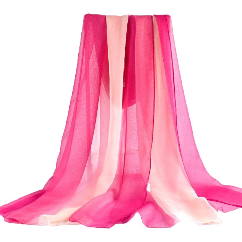 Qiaoqi Scarf Body Scarf Women's Spring and Autumn Color Thin Long Oversized Scarf Summer Shawl Sunscreen Dance Scarf Women