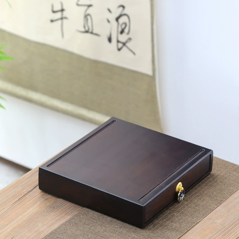 Puerh tea, tea pancake, multilayer storage box, tea set with accessories
